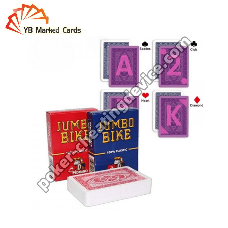 Modiano Juice Jumbo Bike Spielkarten Markiert für Spielkarten Brille