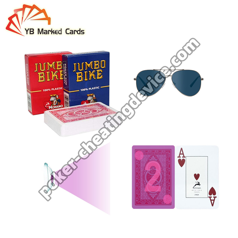 Verkaufen Sie Modiano Juice Jumbo Bike Juice Deck Markierte Karten Für Perspektive Sonnenbrille