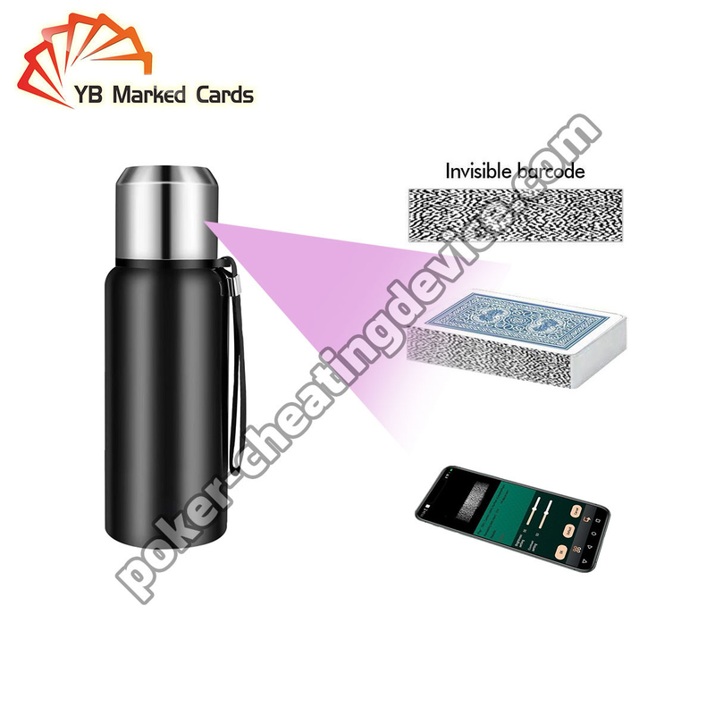 Stealth-Wasserflaschen-Scanner für Poker-Analysator und Barcode Markiert Deck