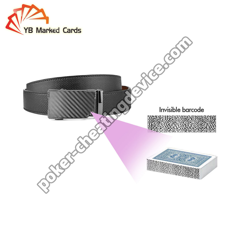 Ledergürtel Betrug Scanner für Barcode Markiert Deck mit Poker Analyzer