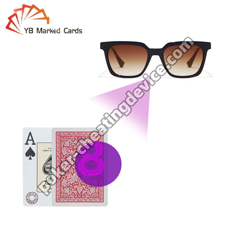 Kartenbrille für Pokerspieler, die markierte Karten und unsichtbare Tinte erkennen
