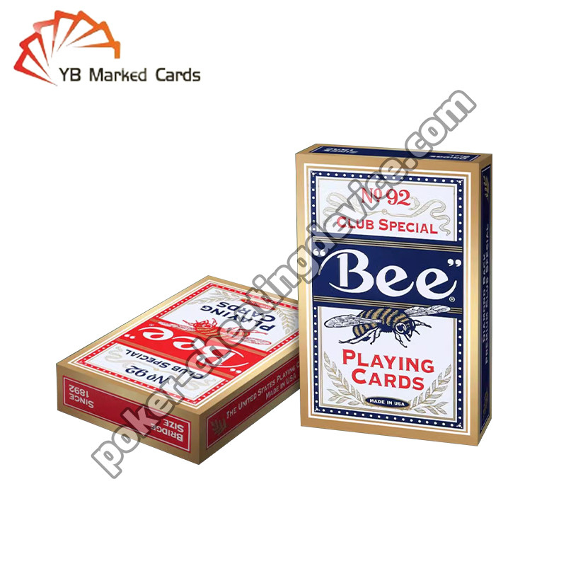 Bee Standard Barcode Markierte Karten für Poker-Analyse und Betrug Vorteil
