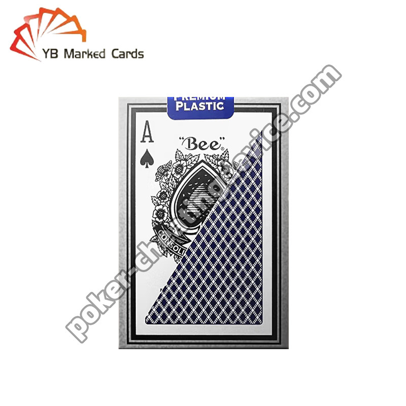 Plastik Bienen Barcode Markierte Decks Schmale Karten für AKK Poker Analyzer