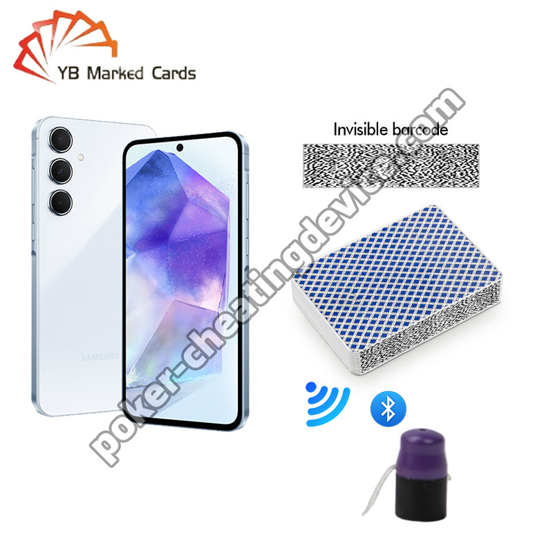 AKK Samsung Galaxy A55 Spielkartenanalysator für markierte Barcode-Decks