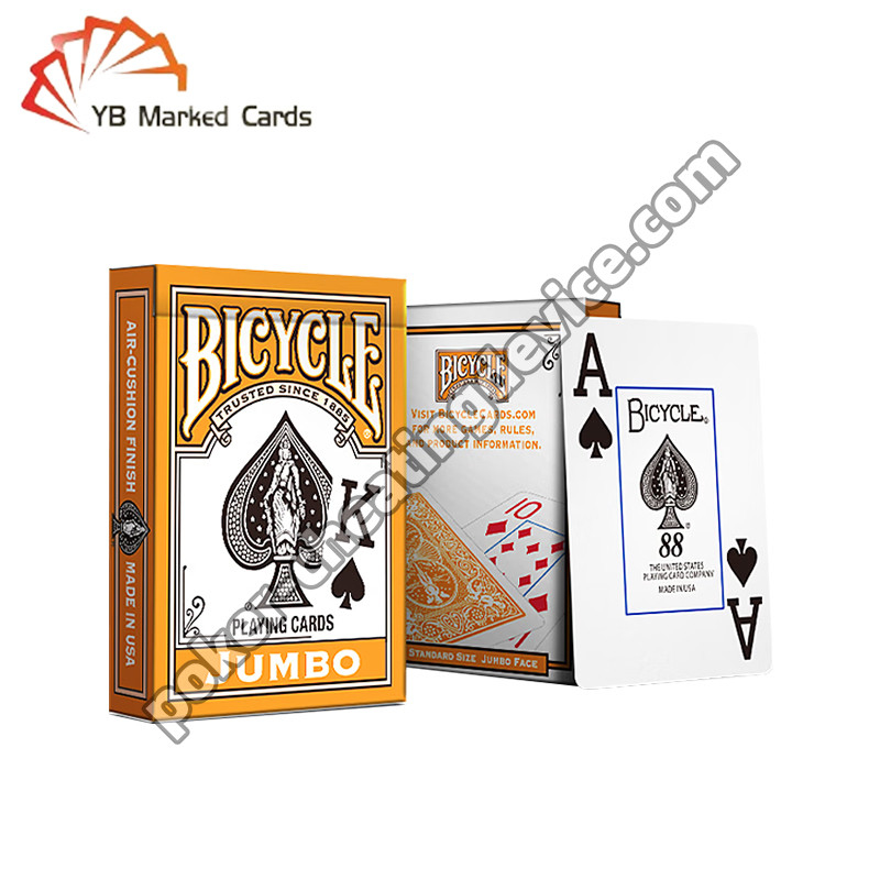 Fahrrad markiert Spielkarten Classic Orange For Poker Betrug Kontaktlinsen