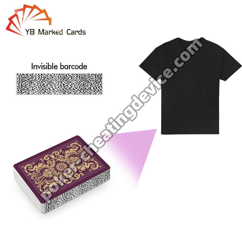 T-Shirt Poker Karten Scanner für Poker Karten Analyzer und Barcode Markierung Spielkarten
