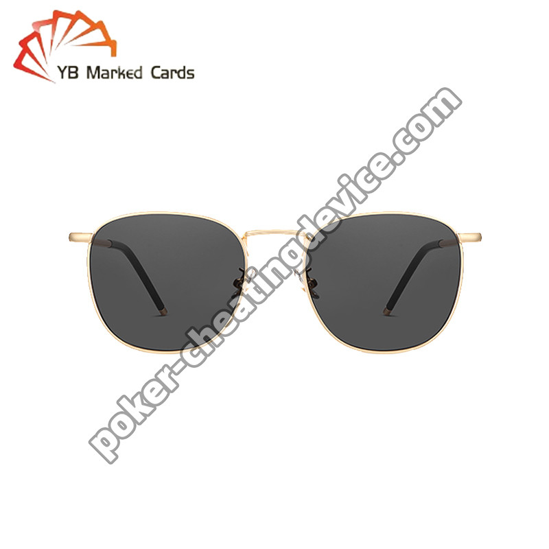 Markierte Kartendetektorbrille für Poker Diskreter Schwarzer Rahmen Optik-Grad Sicherer Vorteil Präzision für unübertroffene Kartenerkennung entwickelt