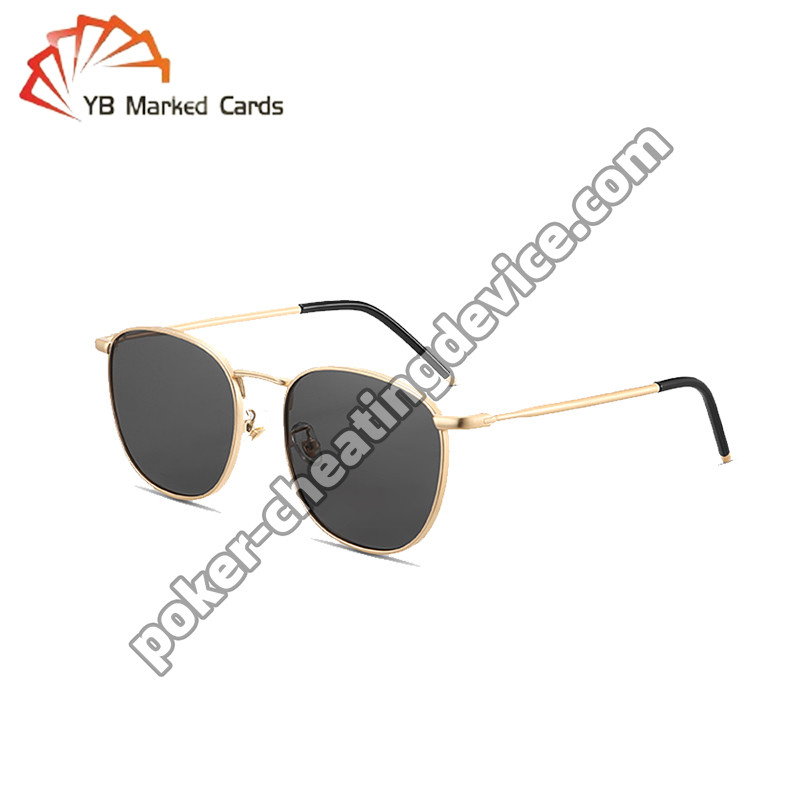 Markierte Kartendetektorbrille für Poker Diskreter Schwarzer Rahmen Optik-Grad Sicherer Vorteil Präzision für unübertroffene Kartenerkennung entwickelt