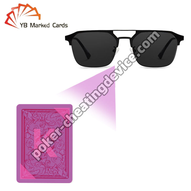 Poker-Schummelbrille mit Sofortdetektion, unauffälliges Design für alle infrarotmarkierten Karten
