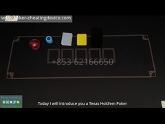 Black Poker Cheating Device Wallet Camera Poker Cheat Tools zur Analyse