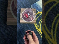 Rotes Quecksilber Würfel Betrug Gerät Plastik Spielen Würfel