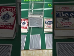 Schwarze Copag Plastik-Spielkarten Poker-Glücksspiel-Requisiten 54 Spielkarten 58*88mm