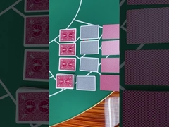 Fahrradmarkierte Karten Poker vergoldete Serie Fantasy Silber für Betrug Kontaktlinsen