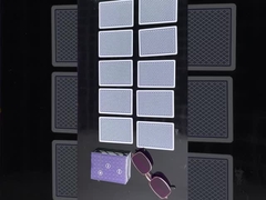 Markierte Karten Brillen sehen durch Spielkarten und enthüllen verborgene Markierungen