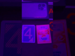 Copag 1546 100% Kunststoff Profi-Infrarot-Cheat-Karten Blau / Rot Deck Set