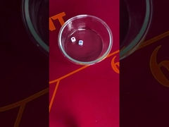 Transparente Magie 6 Seitige Würfel Glücksspiel Custom geladen Würfel Regelmäßige Größe