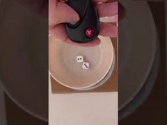 Elektronische 10mm / 12mm D6 Würfel Kunststoff eine Fernbedienung Elektronische Betrügerwürfel