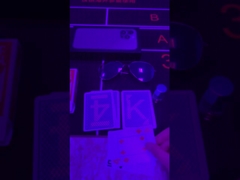 6mm Präzision UV Unsichtbare Tinte Kontaktlinsen Markierte Karten 4mm