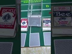 PVC-Unsichtbare Tinte Spielkarte 0,30 mm Dicke Tally Ho Spielkarte Gold Poker