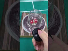 Plastik-Casino-Dose-Tasse Schwarzer Würfel-Roller-Tasse-Bogen mit Fernbedienung