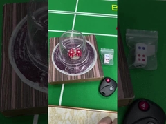 Black Dice Betrugsgerät Automatische elektronische Plastikwürfel Tasse für Würfel Spiele