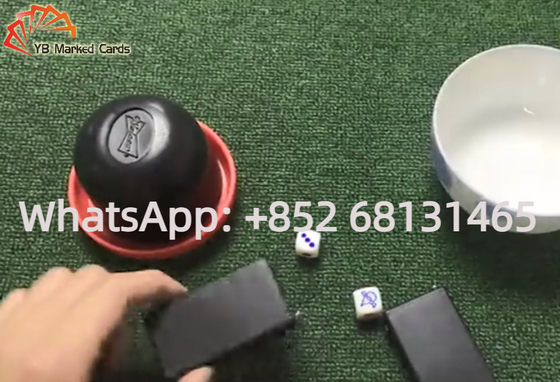 Plastik-12mm/16mm würfeln gesetztes Glücksspiel-Kasino-Spiel würfeln mit Tierdruck