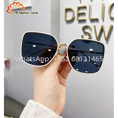 1.5mm Silber Modische Texas Markierte Karten Sonnenbrille Für Poker Betrug