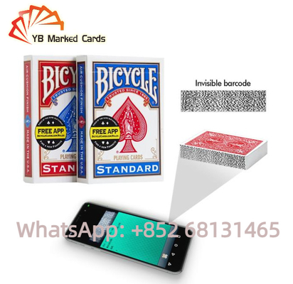 Fahrrad-Barcode signifikante Spielkarten für Schürhaken-Scanner-Gerät