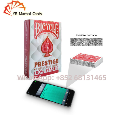Poker Fahrrad Barcode Spielkarten 9*6cm Blau Für Poker Spiele