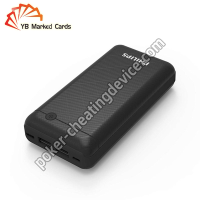 Schwarzer 60 cm Power Bank Kamera Scanner für Barcode-Karten