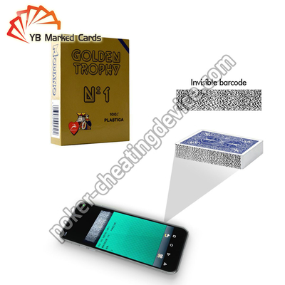 Modiano Gold Barcode Unsichtbare Tinte Markierte Karten Für Poker-Scanner