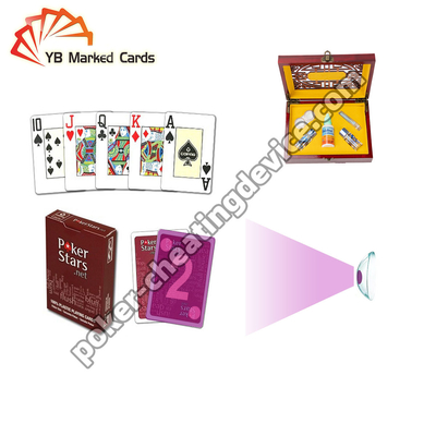 Copag Pokerstars Unsichtbare mit Tinte markierte Karten für Infrarotkontaktlinsen