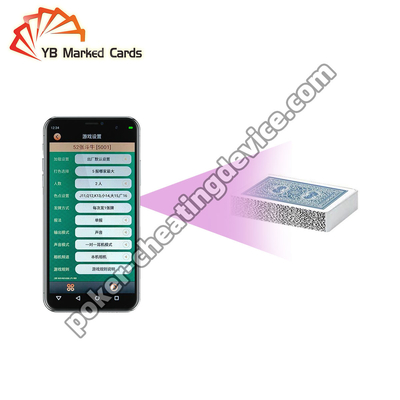 Diskreter High-Tech-iPhone-Markierte Kartenkamera für Poker-Gewinner-Hand-Analysator
