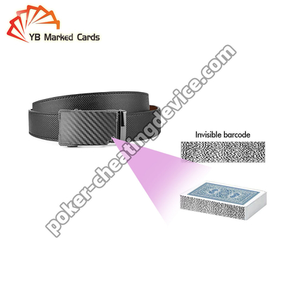Ledergürtel Betrug Scanner für Barcode Markiert Deck mit Poker Analyzer