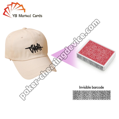 Hut-Wireless-Kamera-Scanner verdeckte Poker-Betrüger-Gerät für Barcode-Karten-Scannen