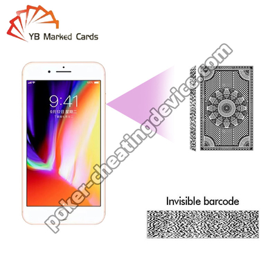 IPhone 8 plus Schürhaken-Analysator-Gerät-Betrüger CVK 600 an Spielkarte