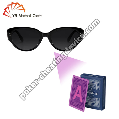 Poker dominieren mit markierten Pokerkarten Brille für versteckte Markierung Erkennung