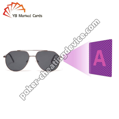 Markierte Karten Sonnenbrille zum Erkennen markierter Karten durch versteckte Tinte sehen