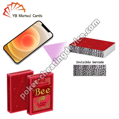 Bee Casino Barcode Markierung Spielkarten für Poker Analyzer Gerät