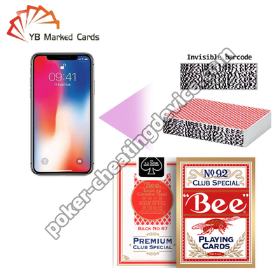 Bee Poker Profi-Entertainment Barcode Poker Karten für das iPhone Poker Analyzer