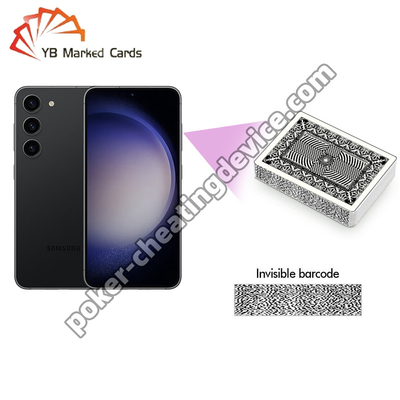 CVK Samsung Galaxy S22+ Poker-Spielkarten-Analysator für Barcode-Markierungskarten