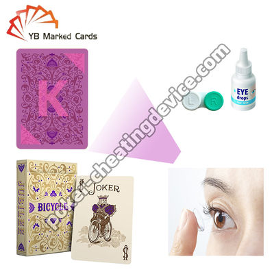 Fahrrad Unsichtbare Tinte Poker Für UV-Licht Kontaktlinsen Diskreter Vorteil