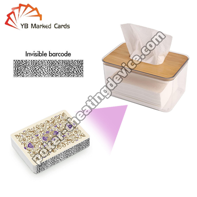 Tissue Box Poker Scanner Gerät für Poker Analyzer und Barcode Karten