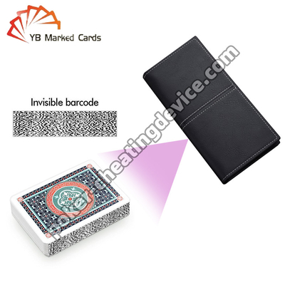 Wallet Poker Card Reader Diskretes effizientes Scannen für Pokerspiele