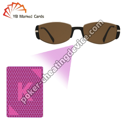 Markierte Pokerkarten Brille Unsichtbare Tinte Brille Für Pokerbetrug
