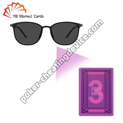 Privates Spiel Infrarot-Täuscher-Sonnenbrille Schließ versteckte Marken im Poker auf