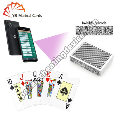 Copag Texas Hold'em 100% Plastik Poker Analyzer Markierte Karten Schwarz Einzeldäck