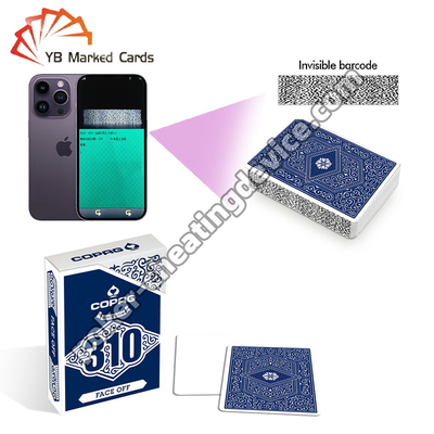Copag 310 verschlüsselte Barcode-Spielkarten Einzeldeck Blau