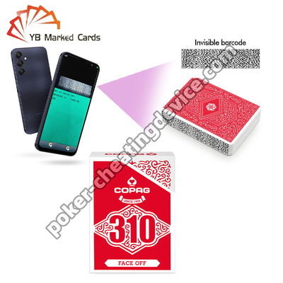 Copag 310 Premium Barcode Markierte Karten Einzeldeck Rot