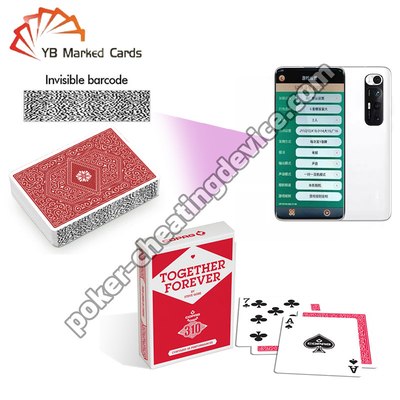 Copag 310 Barcode Scanner Spielkarten Rot Einzeldeck